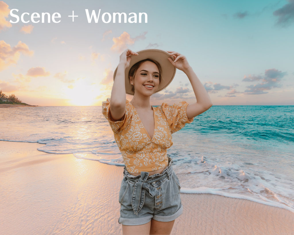 女性と海_Scene+Woman